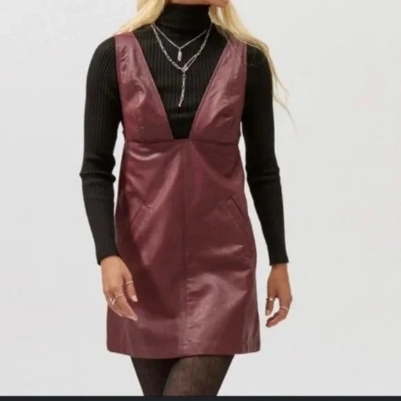 Urban Outfitters | Dresses | Urban Outfitters Maroon Limelight Faux Leather Mini Dress | Poshmark Urban Outfitters | Dresses | Urban Outfitters Maroon Limelight Faux Leather Mini Dress | Poshmark